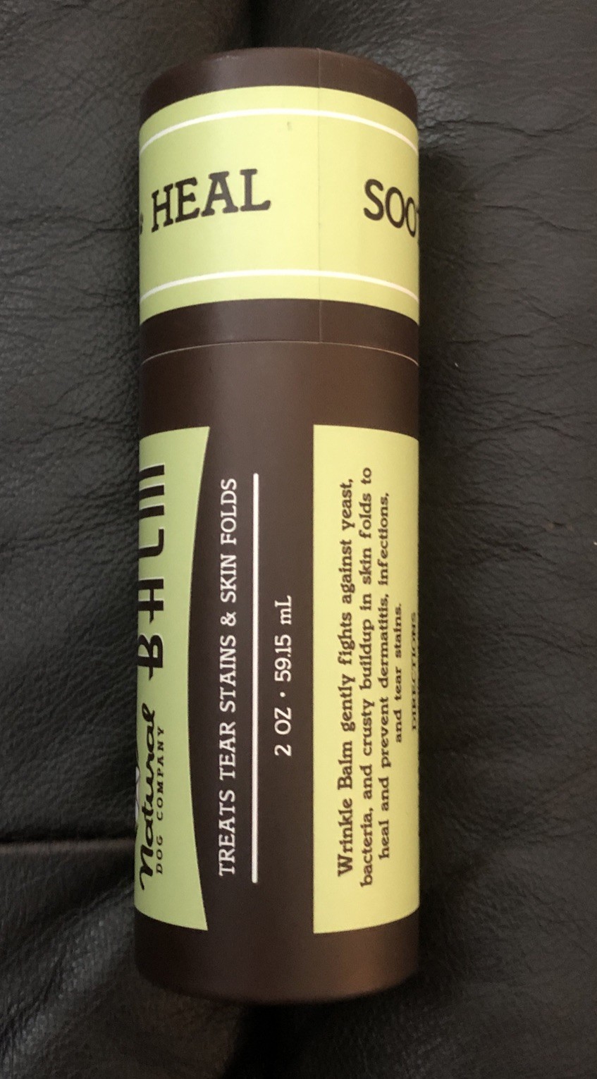 Natural Dog Company 2oz Skin Soother Stick Balm & Snout Soother 1oz for Dogs-NEW