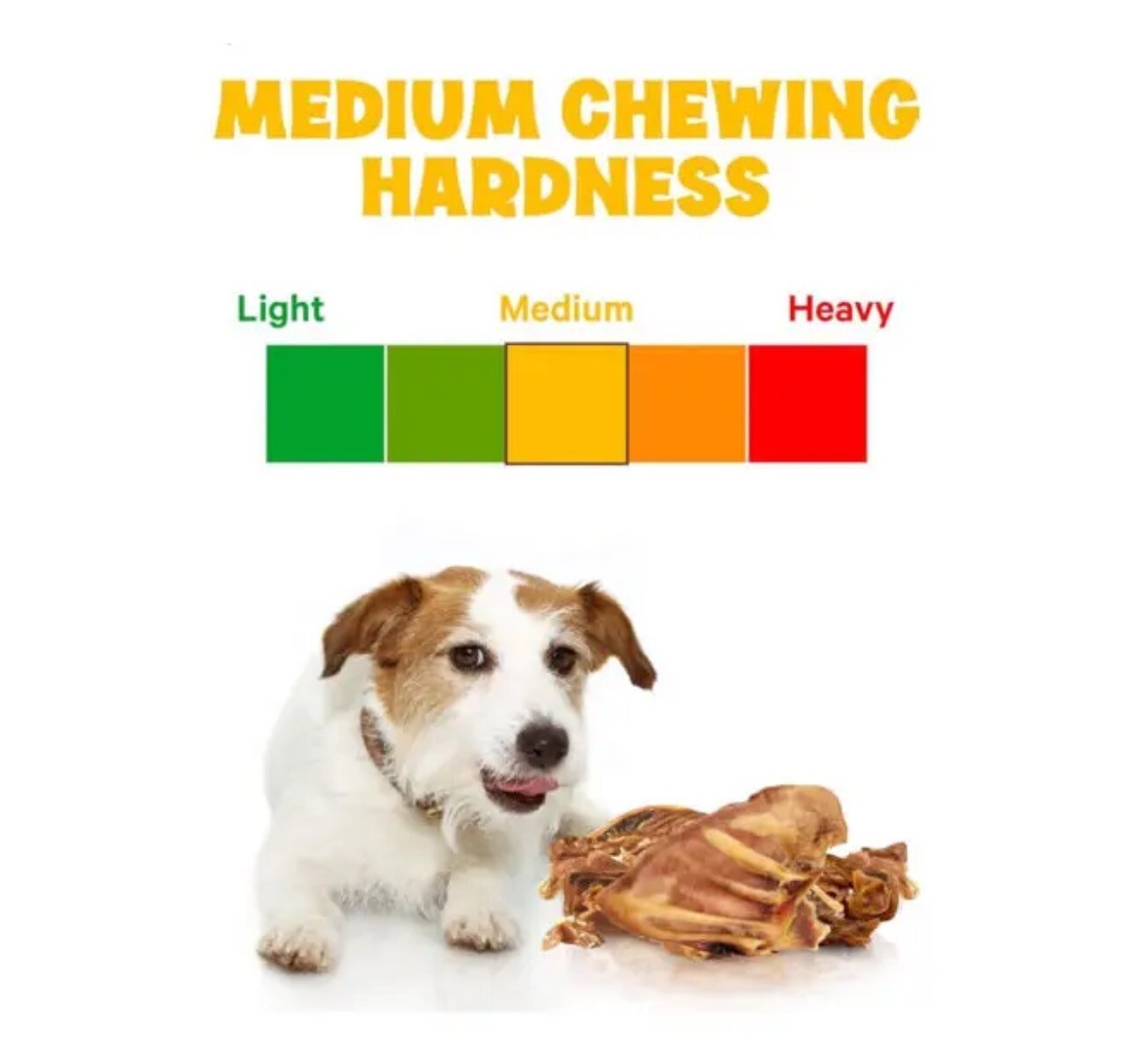 Large Pig Chews For Dogs – 100% Natural Pork Treats (100 count)