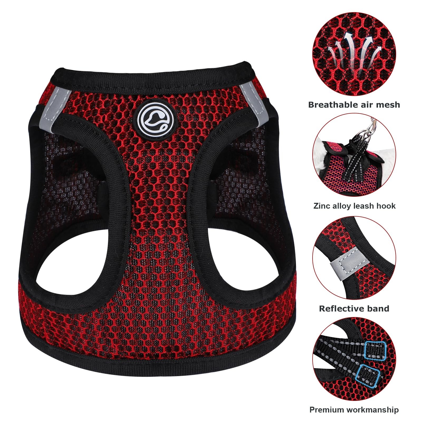 Dog Harness for Medium Dogs Chihuahua Harness Tiny Dog Harness for Cats Dogs