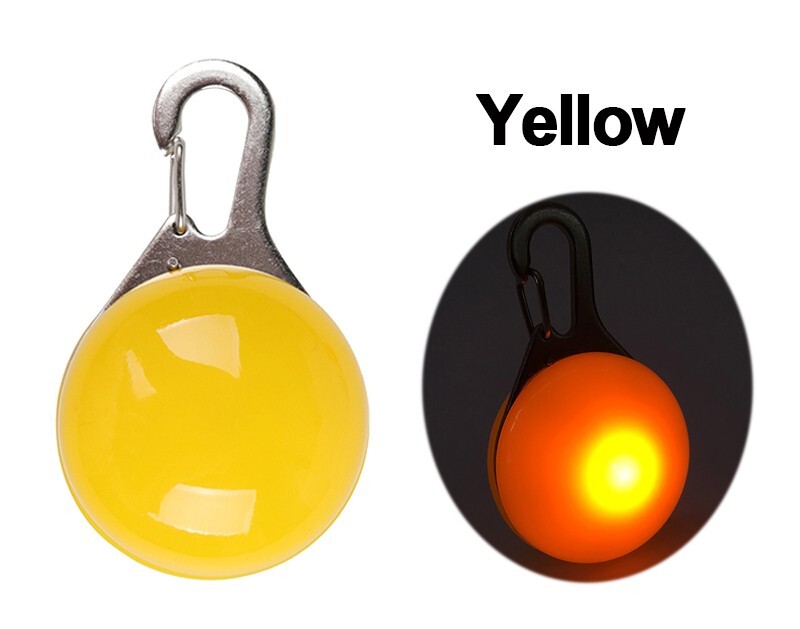 1pcs Pet Collar Pendant LED dog collar Night light pendant security luminous