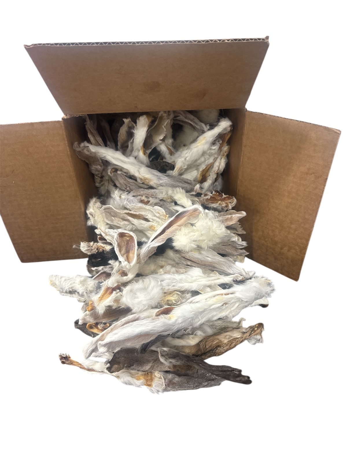Treats for Dogs, Rabbit Ears, 100% Natural 100pcs
