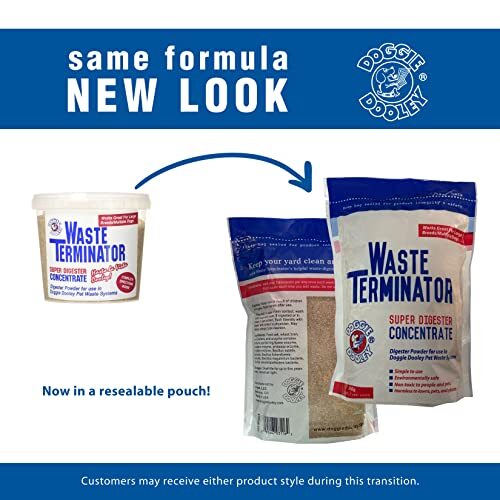 Pet Waste Digester Powder 360g Odor Control for Doggie Dooley Systems