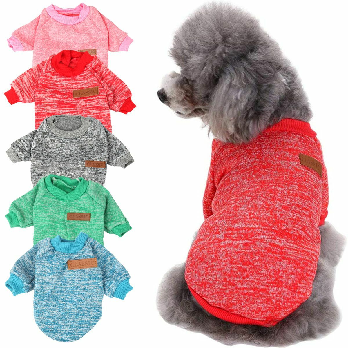 Puppy Chihuahua Sweater Coat Clothes For Small Pet Dog Warm Clothing Apparel New