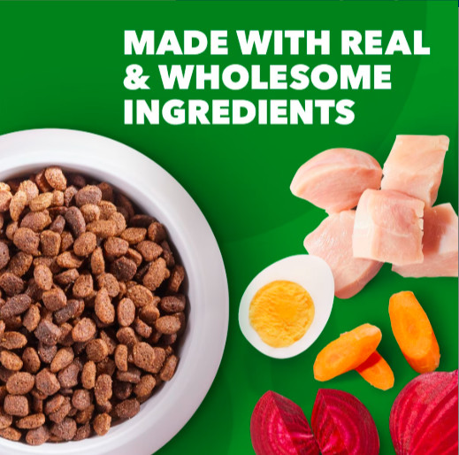 Iams Proactive Health Minichunks Real Chicken Grains Dry Dog Food, 30lb 2 PACKS