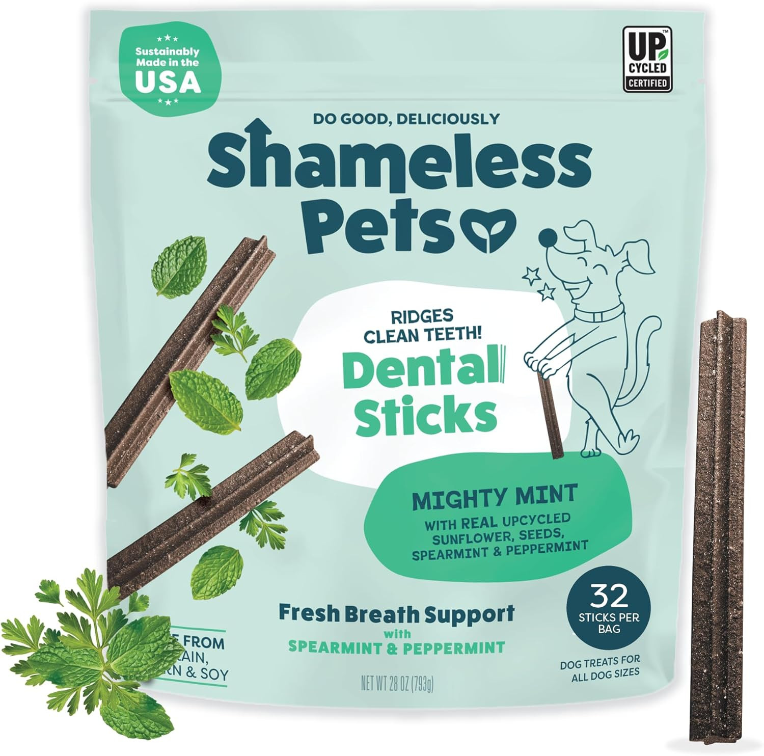 Dental Treats for Dogs, the Tooth Berry – Healthy Dental Sticks with Immune Supp