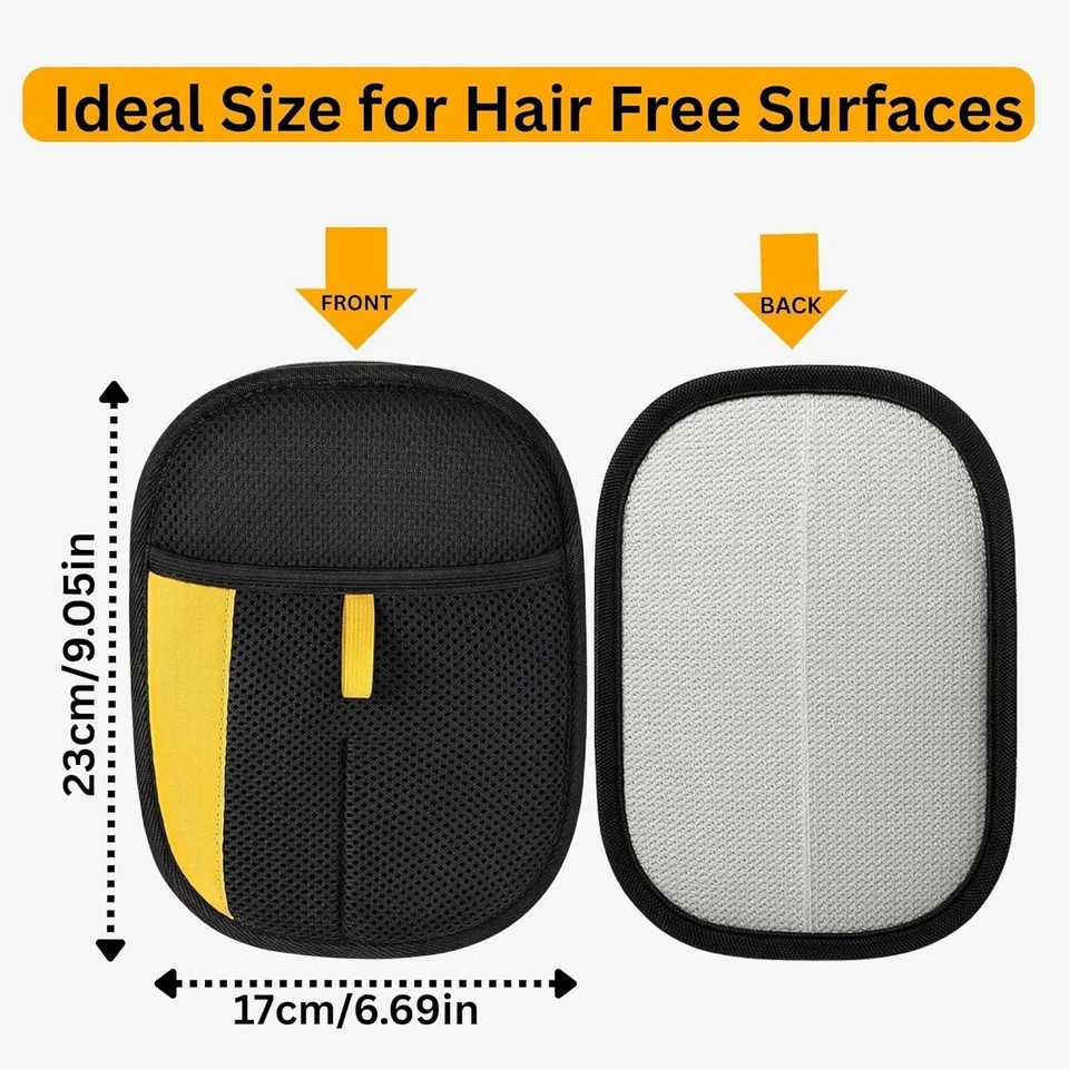 2 Pcs Pet Hair Removal Glove for Cats & Dogs, Upgraded the Magic Brush Pet Hair