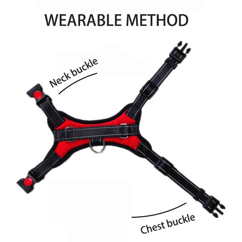Dog Harness Quick Release Vest Pet XS-XL Harness Nylon Material Breathable