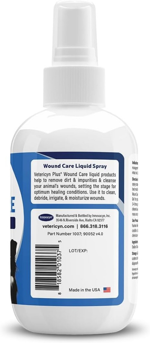 Plus Dog Wound Care Spray | Healing Aid and Skin Repair, Clean Wounds, Reliev…
