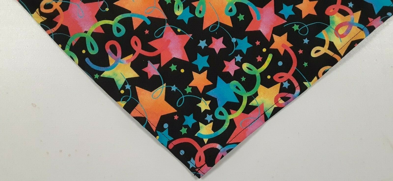 Dog Bandana/Scarf Tie On, New Year’s Day, Celebration, Stars, xS, S, M, L