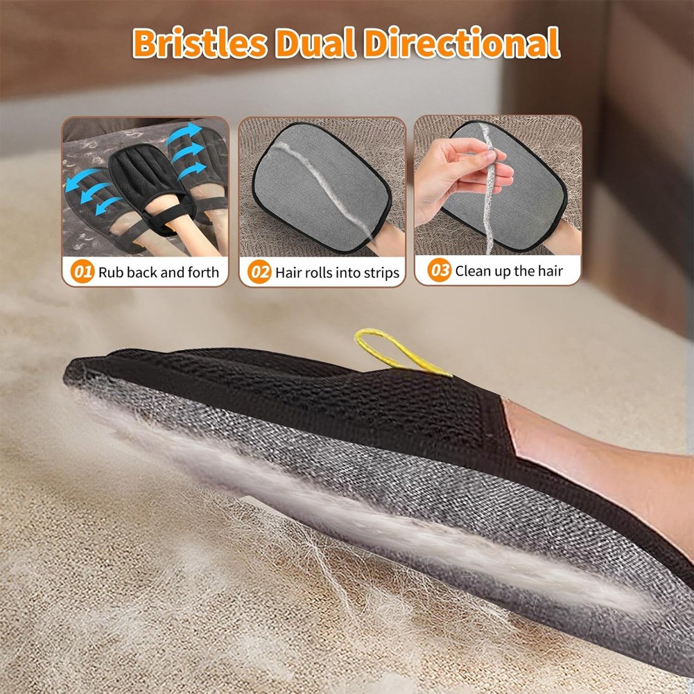 Glove Cat Grooming Gloves Cat Hair Remover 2025 New Pet Dog Hair Remover LOT