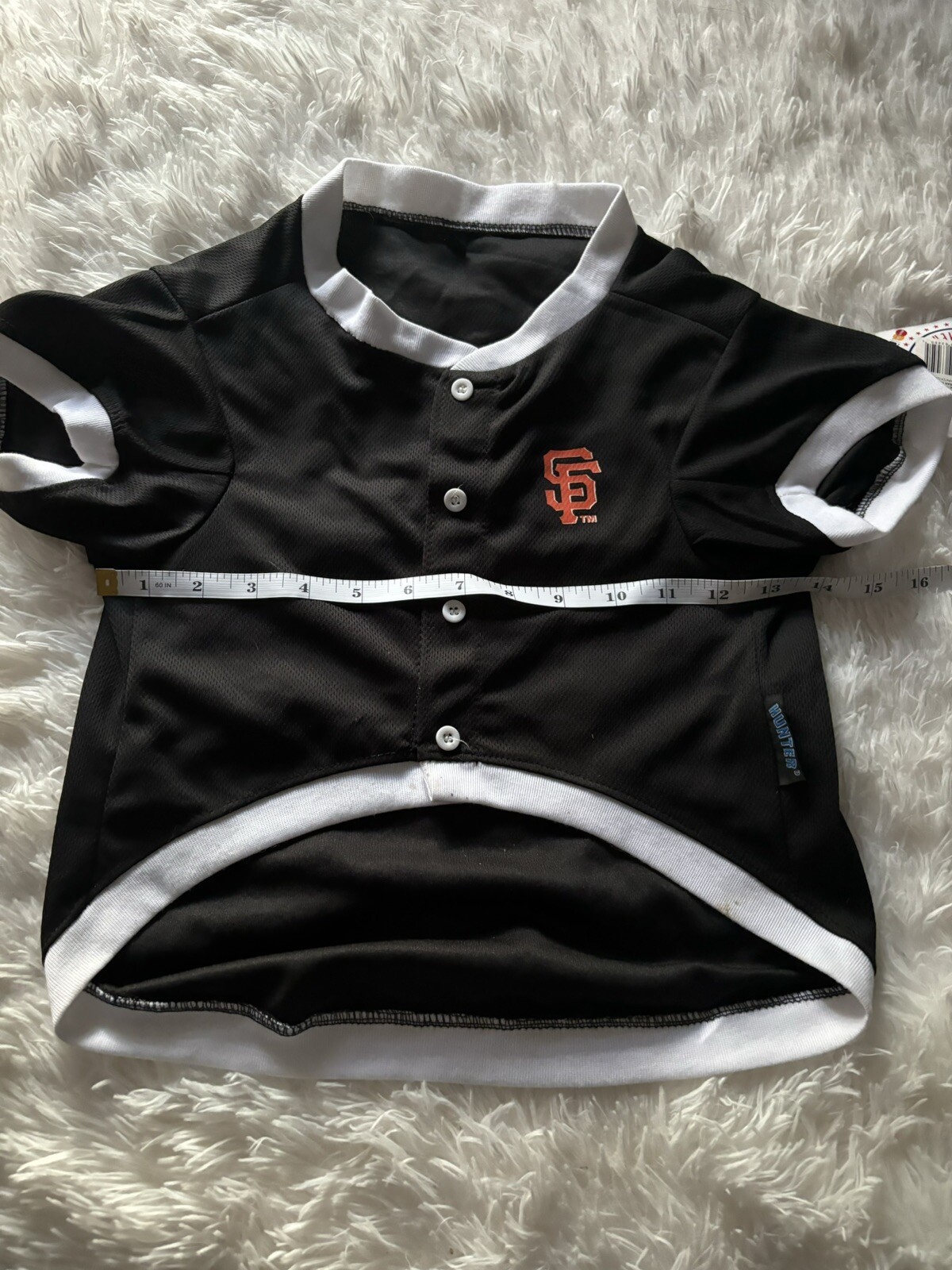 MLB San Fransico Giants Short Sleeve Dog Pet Jersey Size XL. New!