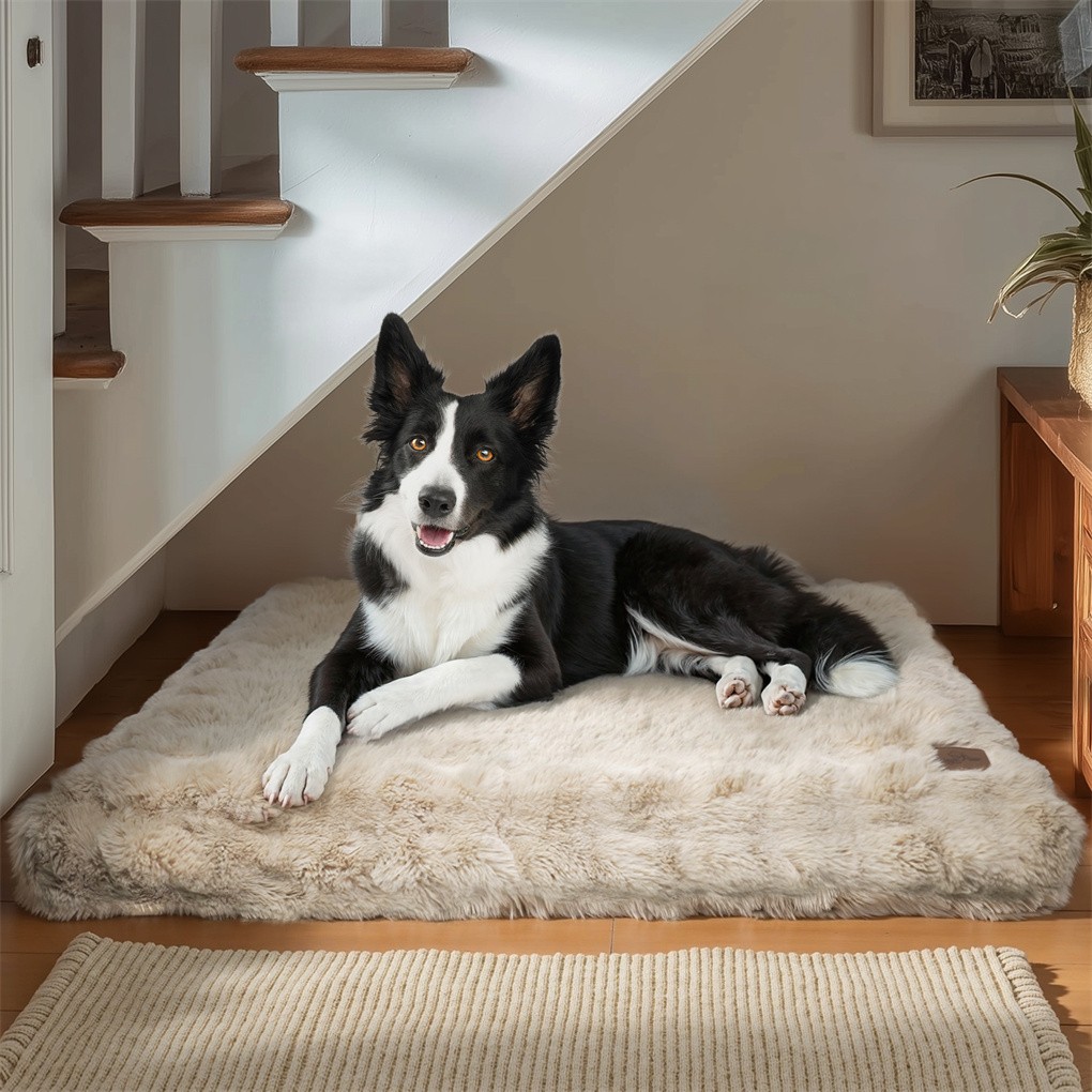Jumbo Anti-Anxiety Calming Dog Bed Removable Cover Pet Beds Mattress Non Skid US