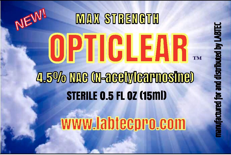 Cataract Eye Drops with 4.5% NAC, N-Acetylcarnosine 15ml Vial 2 pack!