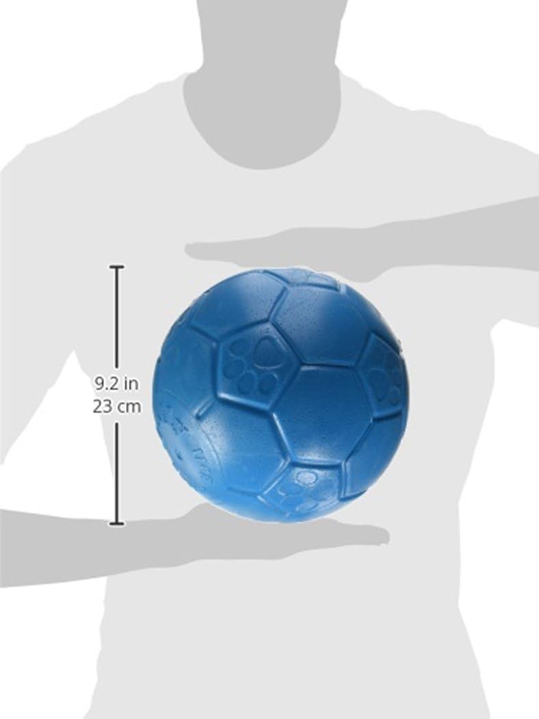 Jolly Pets Large Soccer Ball Dog Toy – 8″ Floating & Bouncing, Ocean Blue