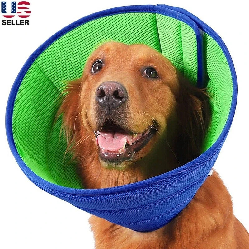 Pet Protective Collar Dog Cat Neck Cone Recovery Cone Collar Size S,M,L,XL