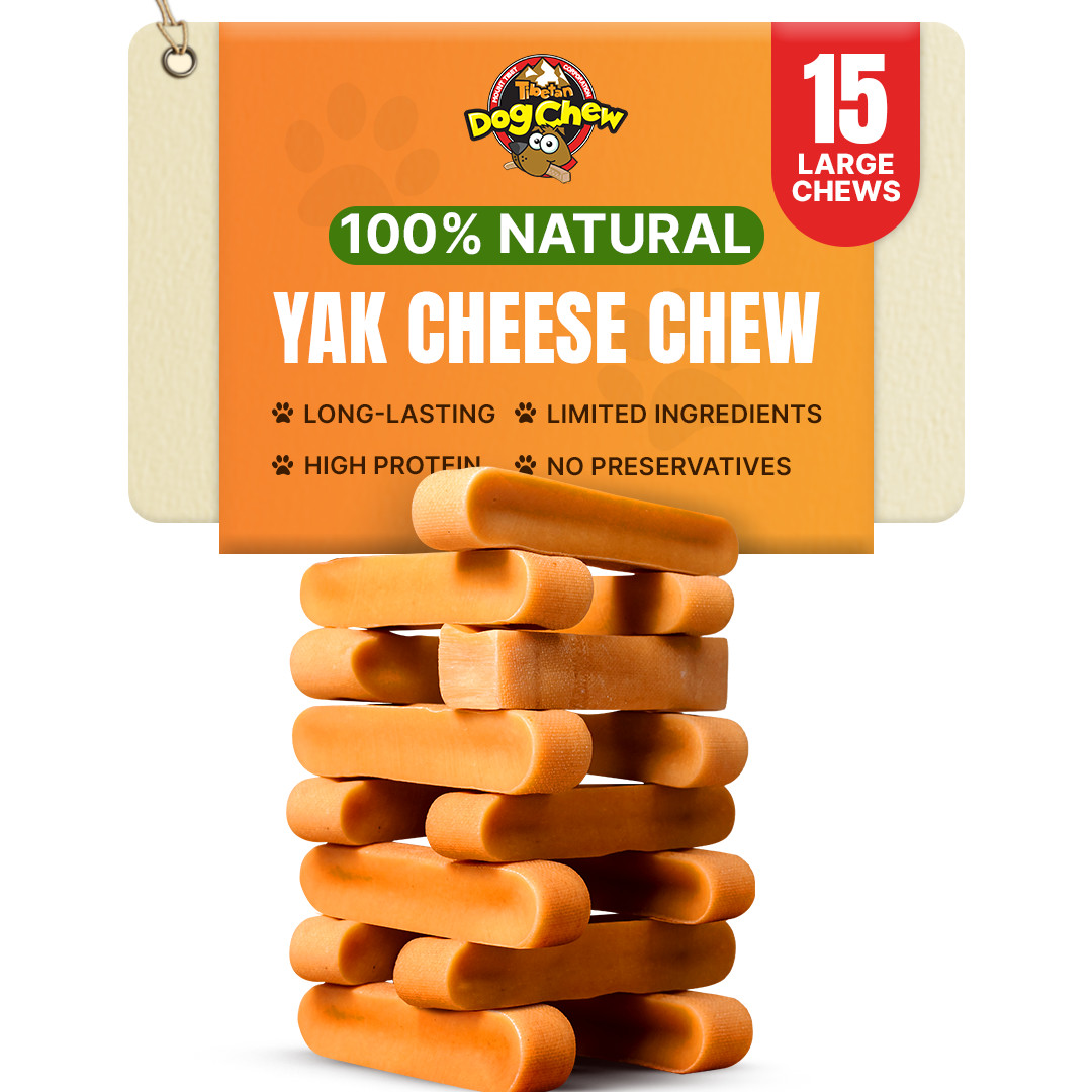 3lbs yak chews bulk, long-lasting natural cheese dog chews, dog dental treats