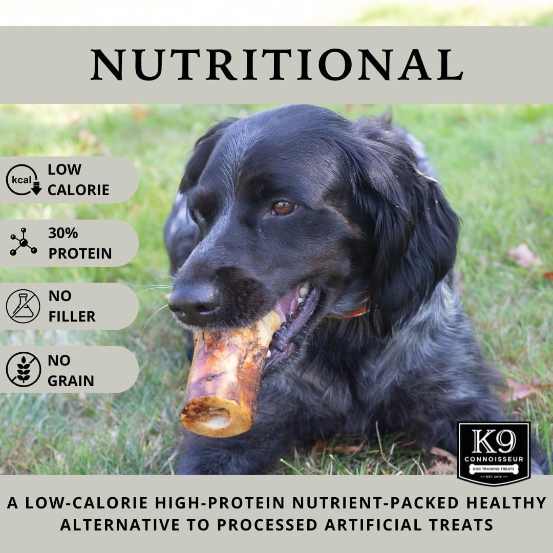High Protein Grass-Fed Beef Marrow Bones for Small & Medium Dogs – 6 Pack