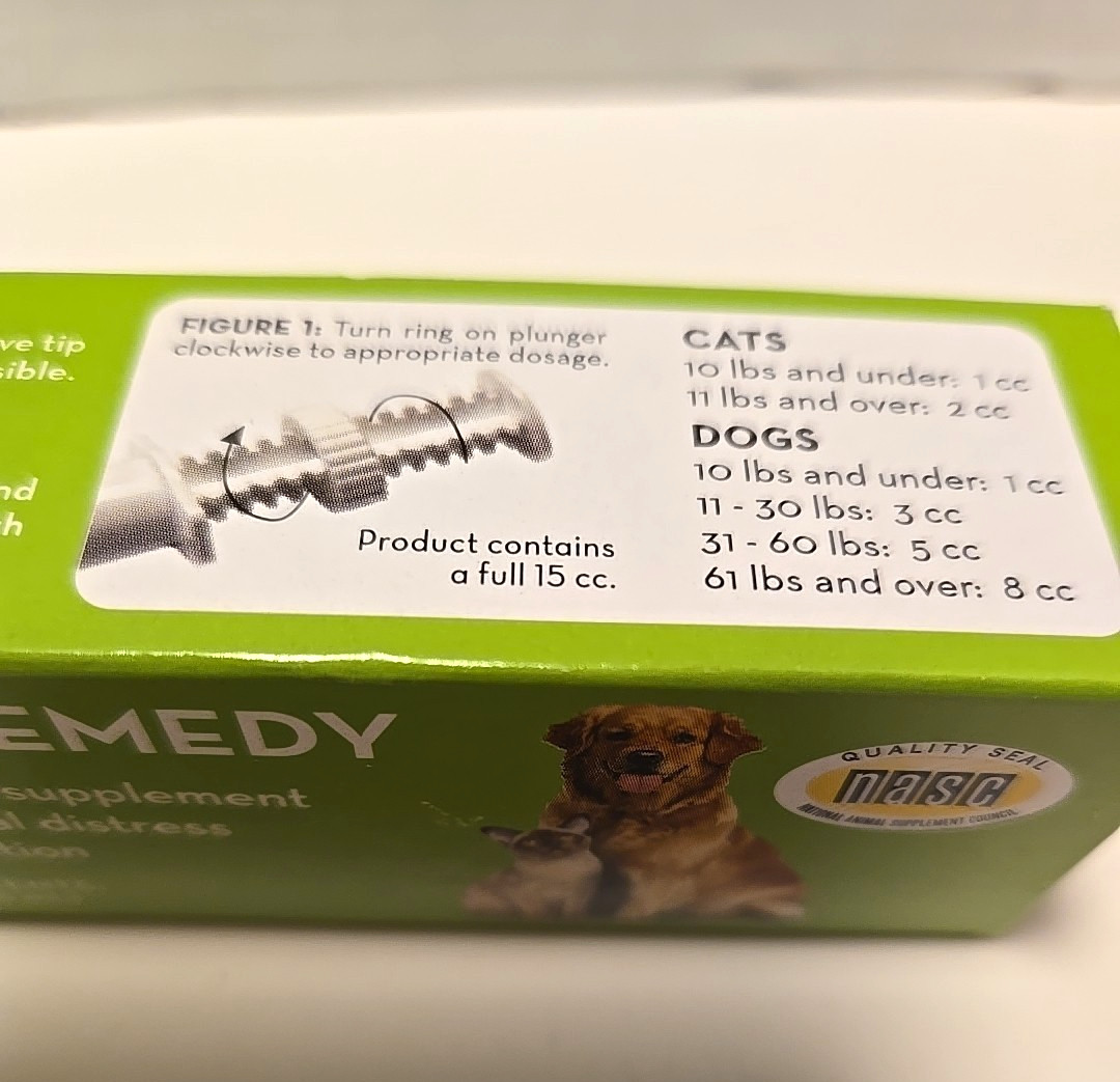 Tomlyn Firm Fast Loose Stool Remedy For Cats & Dogs~ Oral Plunger Application