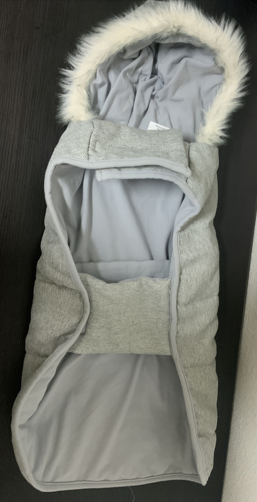 🐕 Boots & Barkley Dog Puffer Large Gray Tweed 🆕 As Shown