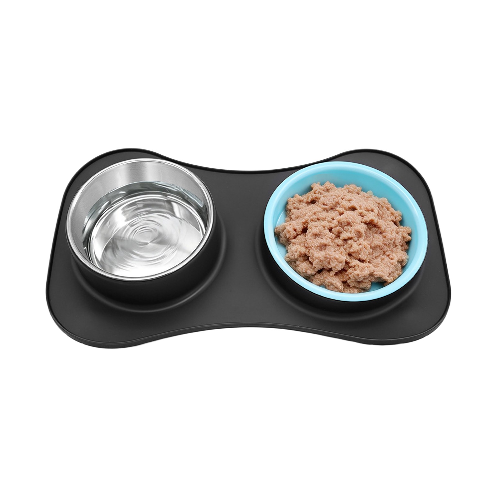Slow Feeder Dog Bowl Set With Water Bowl Dog Food And Water Bowl Set 3 In 1