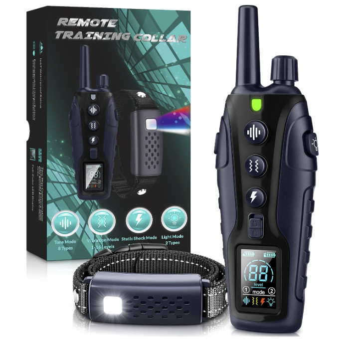 TQT Dog Training Collar – Remote Control 4000FT, 4 Training Modes