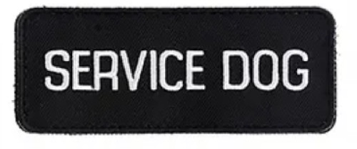 Vest Patches: Service Dog | Therapy | ESA Support Dog | PTSD | ALL ACCESS CANINE