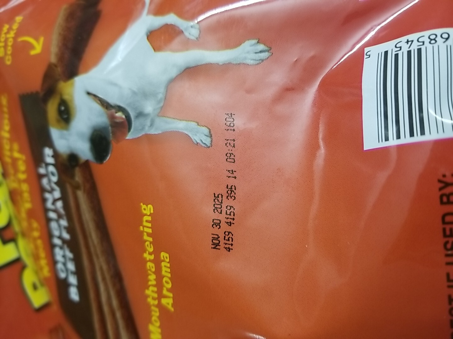 Pup-Peroni Original Beef Flavor 24% Protein Soft Chews 46oz 2 Lb Slow Cooked