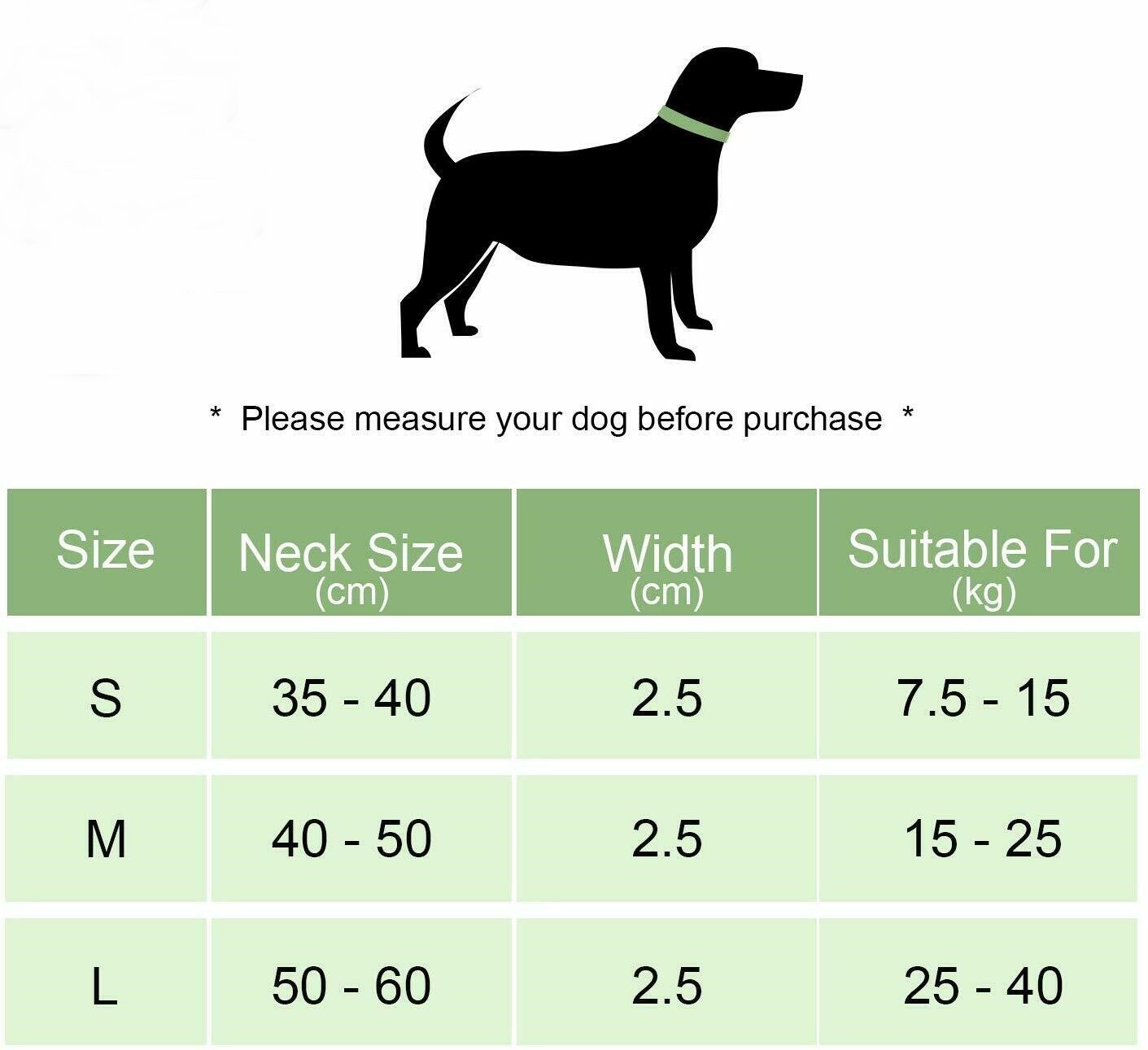 Nylon Dog Collar LED Solar Charging & USB Rechargeable Safety Glow 2 Light Modes