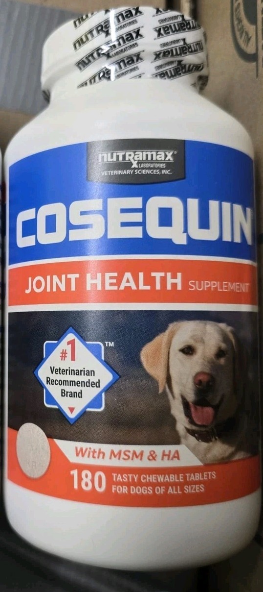 Cosequin MSM Joint Health Supplement for Dogs – 180 Chewable Tablets 2028