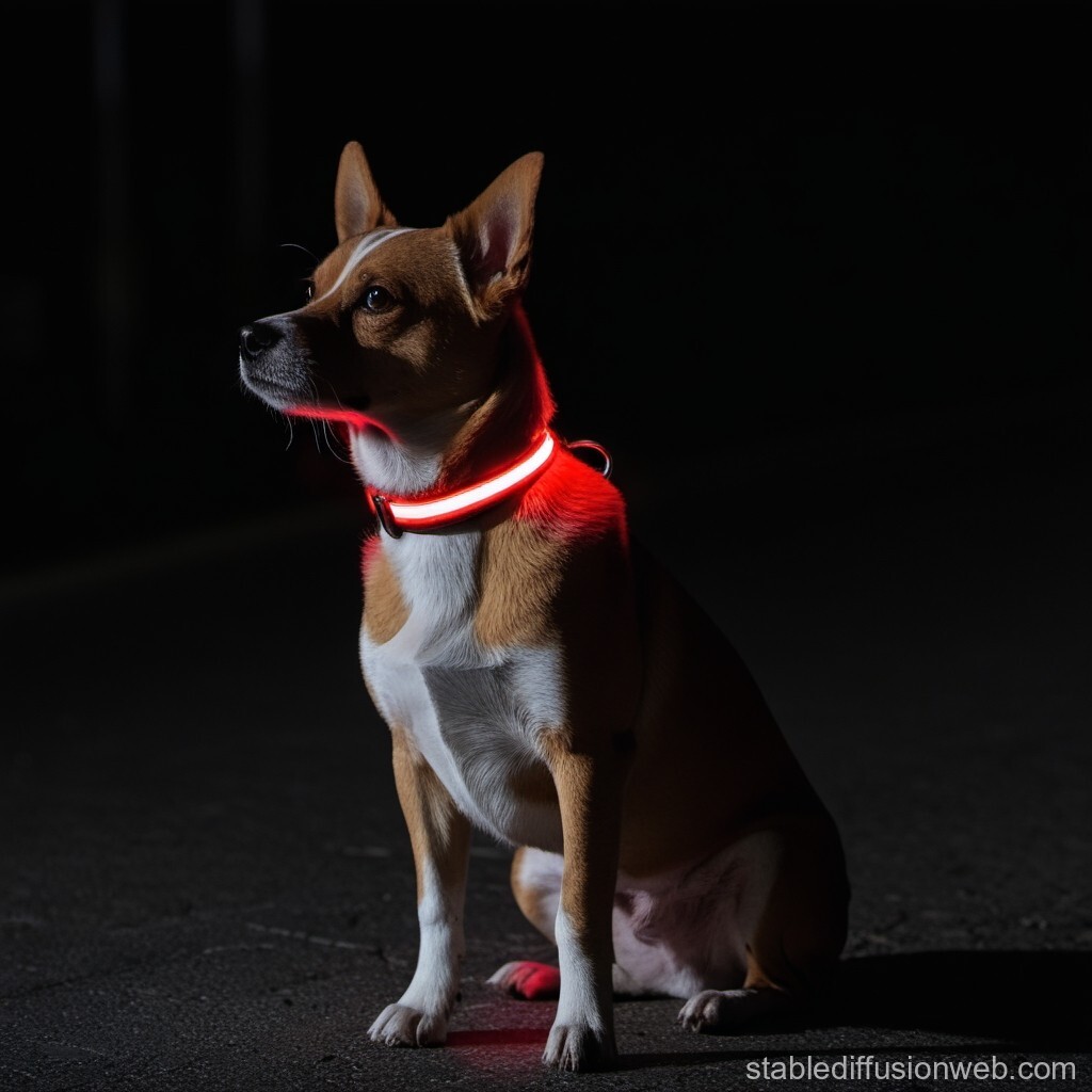 PET LED LIGHT-UP Glow-in-the-dark USB RECHARGEABLE COLLAR Dog Night Safety