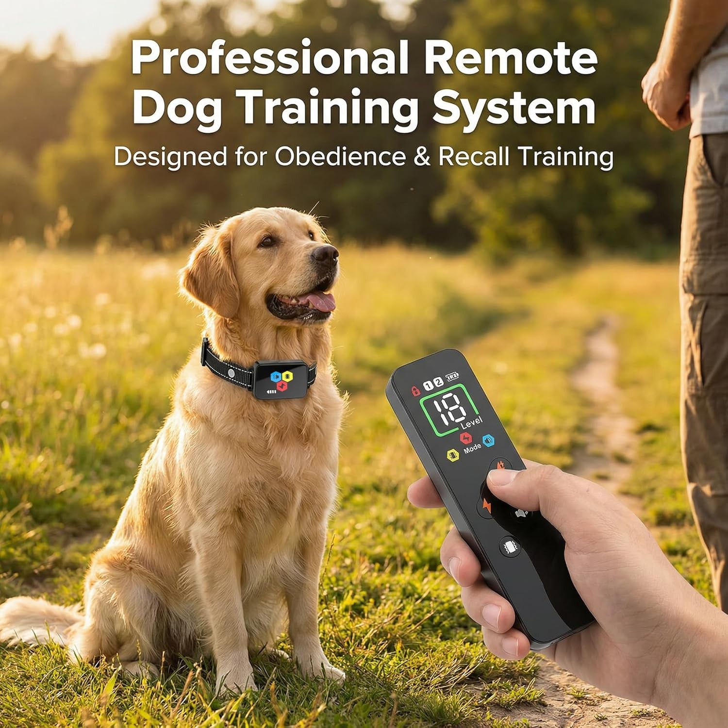 3300FT Dog Shock Collar -Dog Training Collar with Remote Rechargeable Waterproof