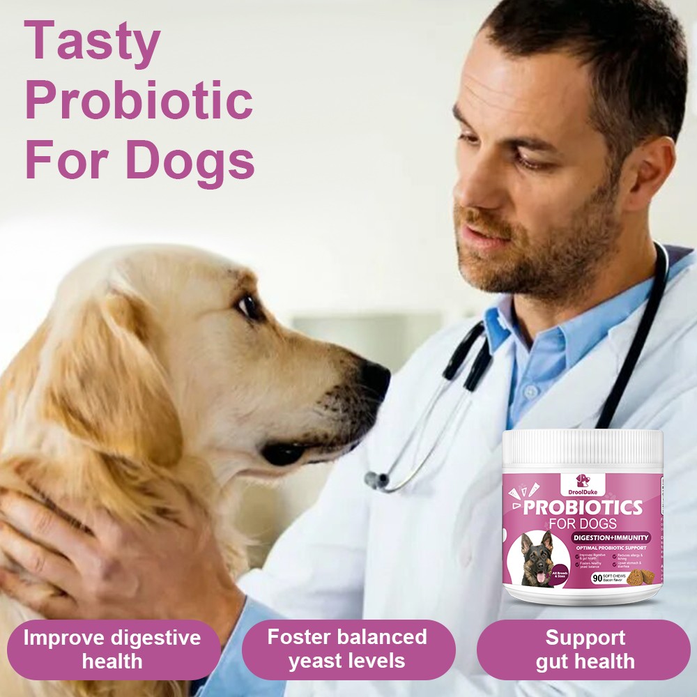 150 Dog Probiotics Supplement – Supports Digestion Health, Allergy & Itchy Skin