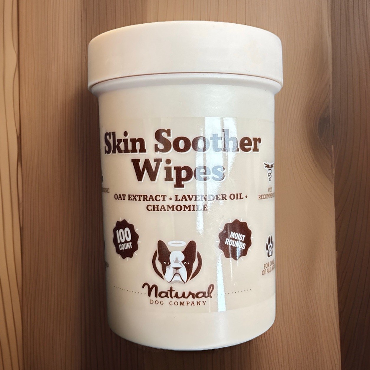 Natural Dog Company, Skin Soother Wipes, 100 Count – FREE SHIPPING IN THE USA