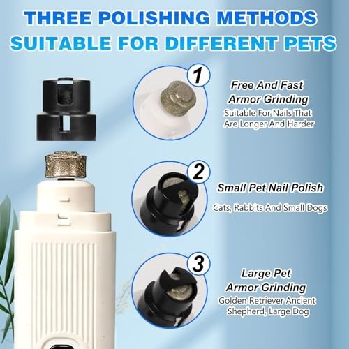 Upgraded Silent Groom Pro Nail Grinder Heusom Silent Grind Pro for Dogs Nail NEW