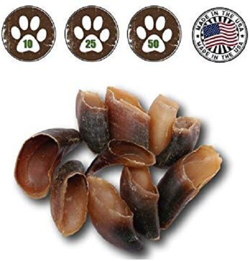 Top Dog Chews Hooves – All Natural & Made in USA! – 10 Pack