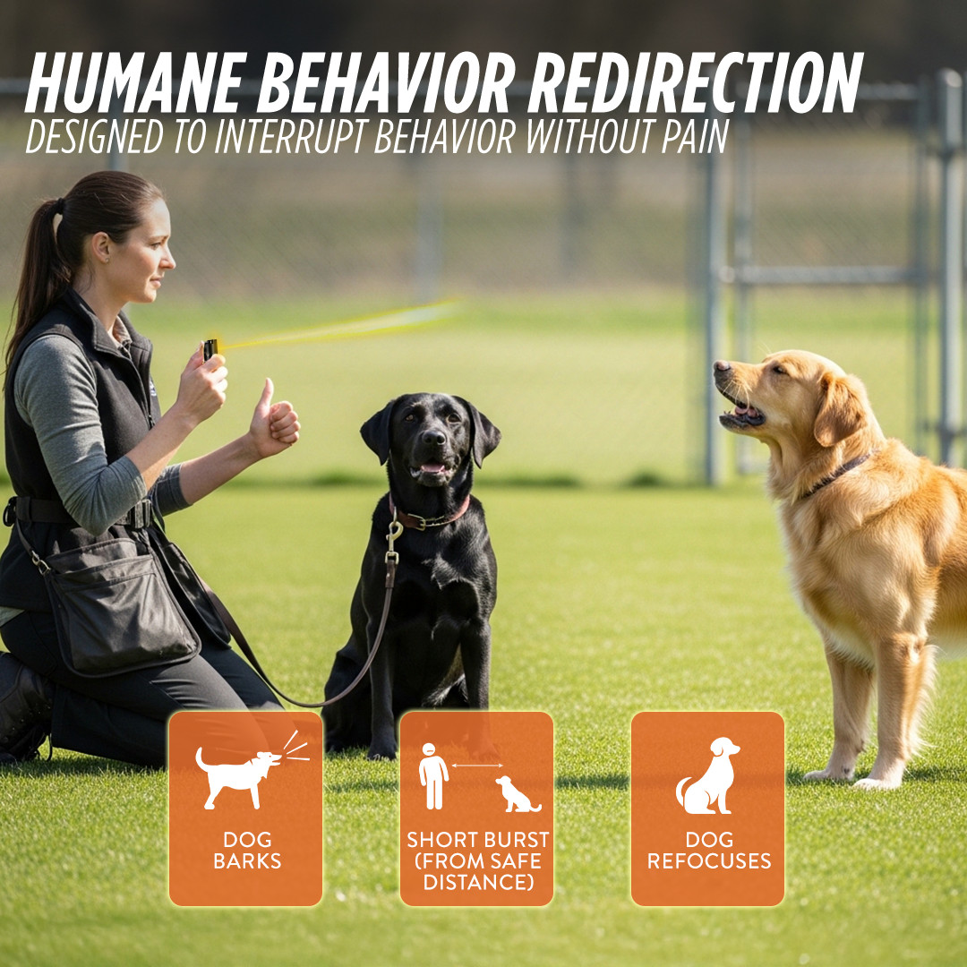 Citronella Dog Deterrent Spray, Training & Behavior Protector, Portable 0.5/2oz