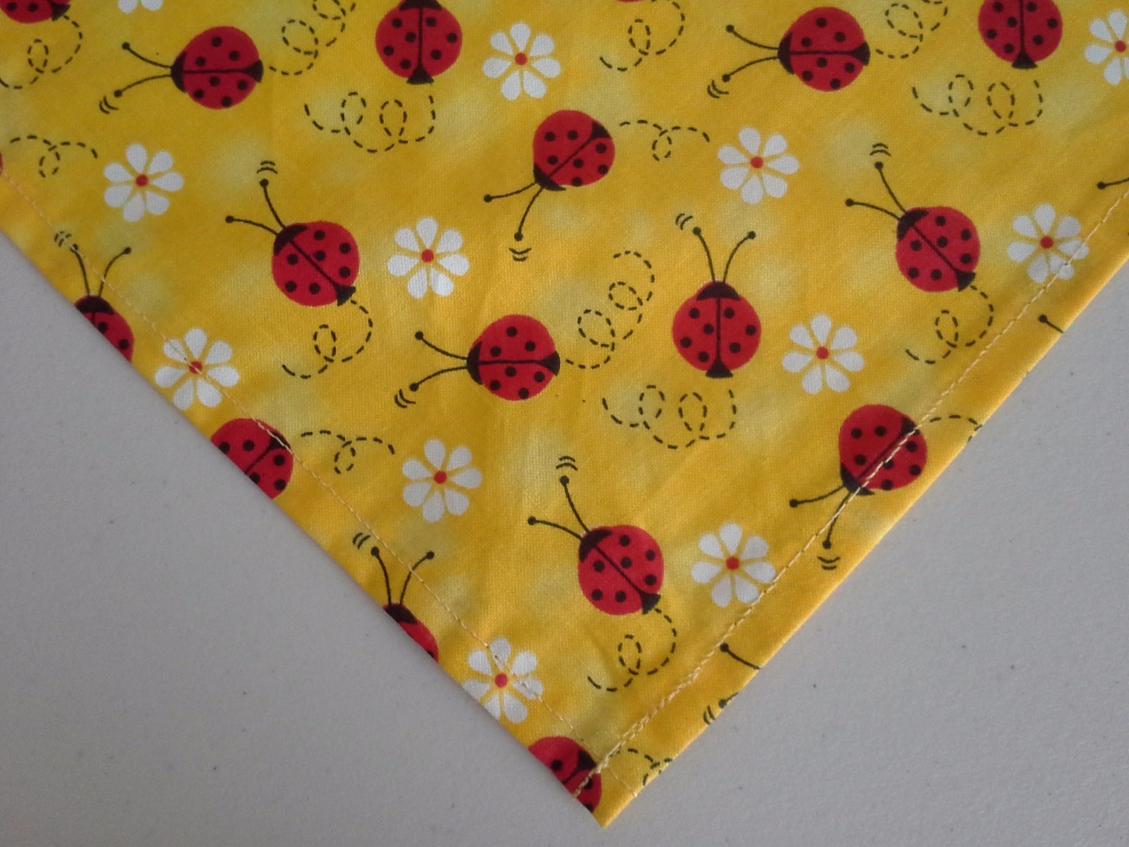 Dog Bandana/Scarf Tie On, Lady Bugs, Daisies, XS, S, M, L