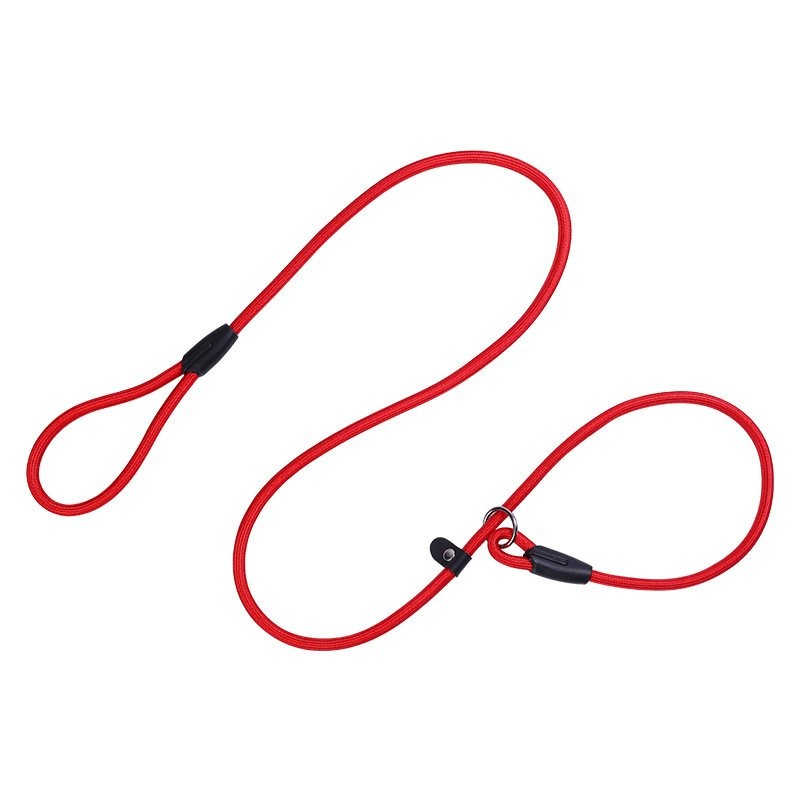 4ft Dog Nylon Adjustable Loop Slip Rope Leash Lead Training Choke Pet Collar USA