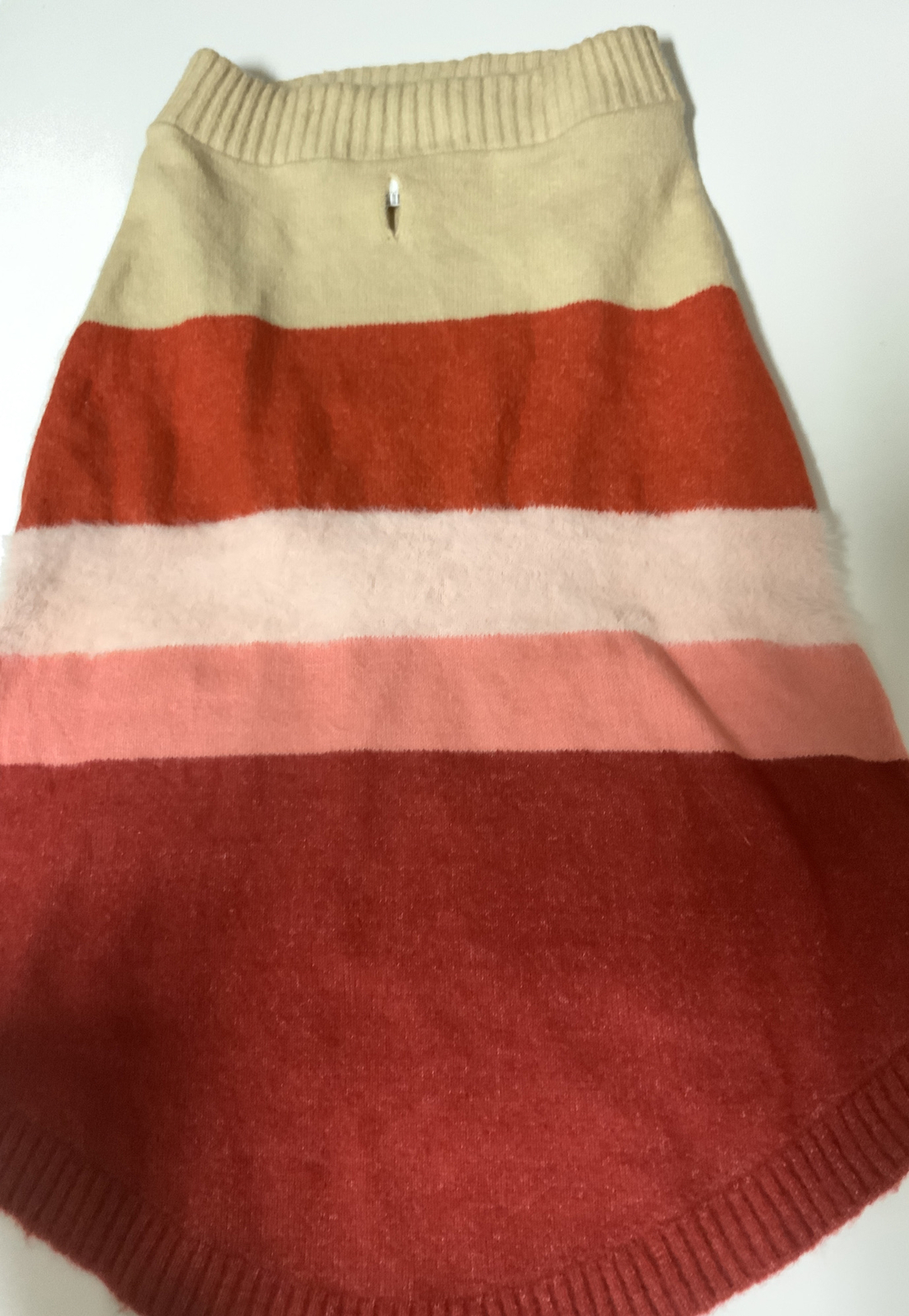 🔰 Boots & Barkley Fuzzy Stripe Dog Sweater – Multicolor XL 🆕 As Shown