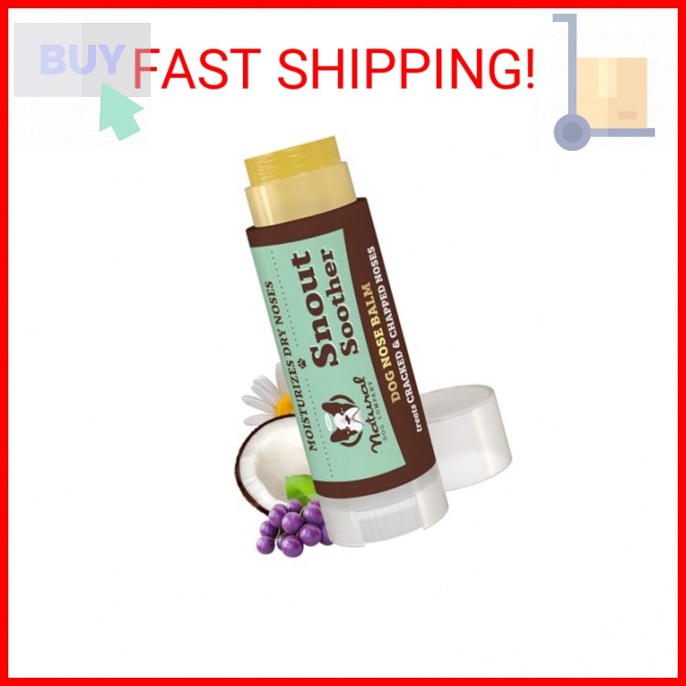 Natural Dog Company Snout Soother Balm – Dog Nose Balm for Dry Cracked Snouts, M