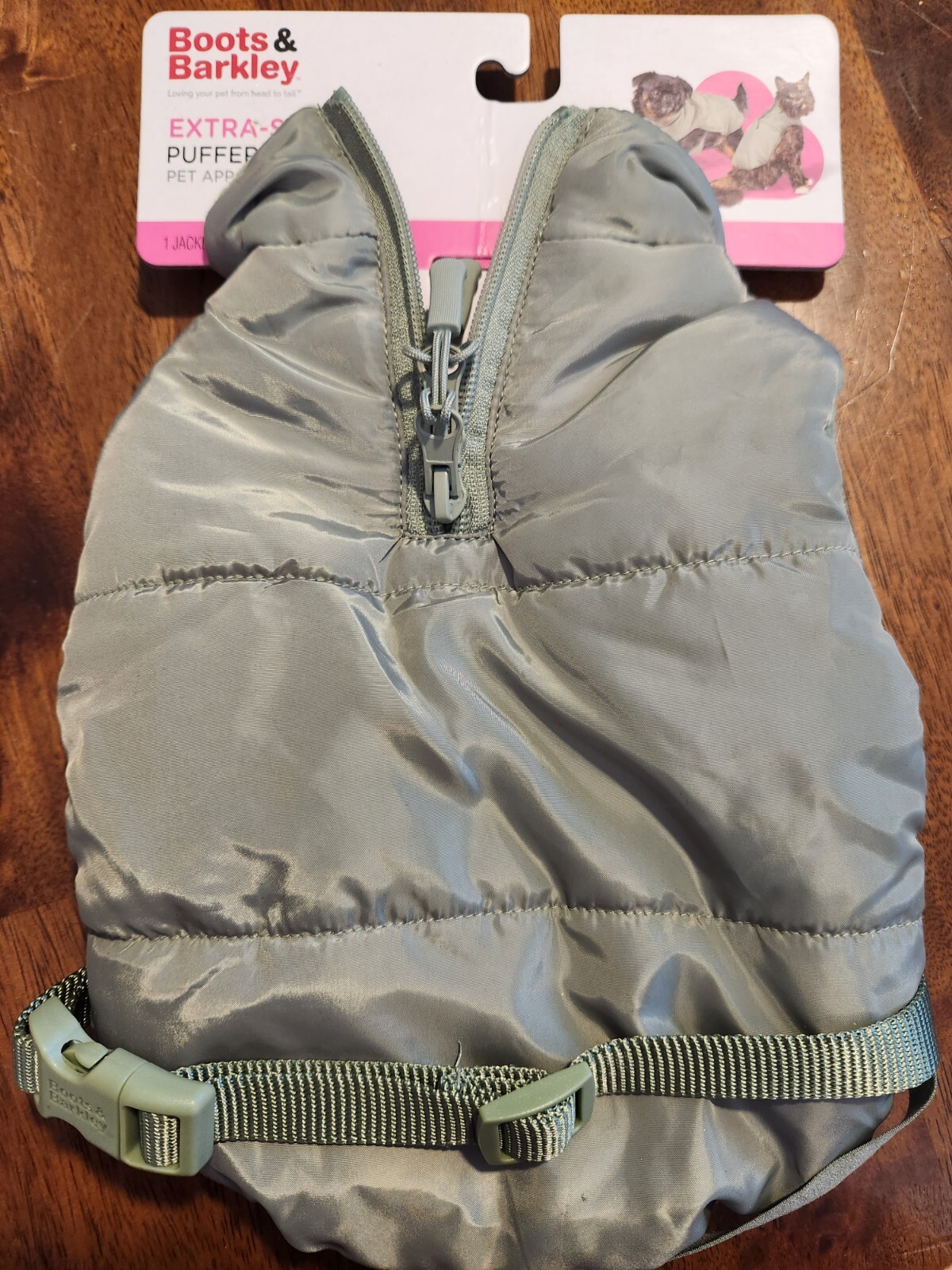 Boots & Barkley Puffer Jacket Xtra Small NEW Green