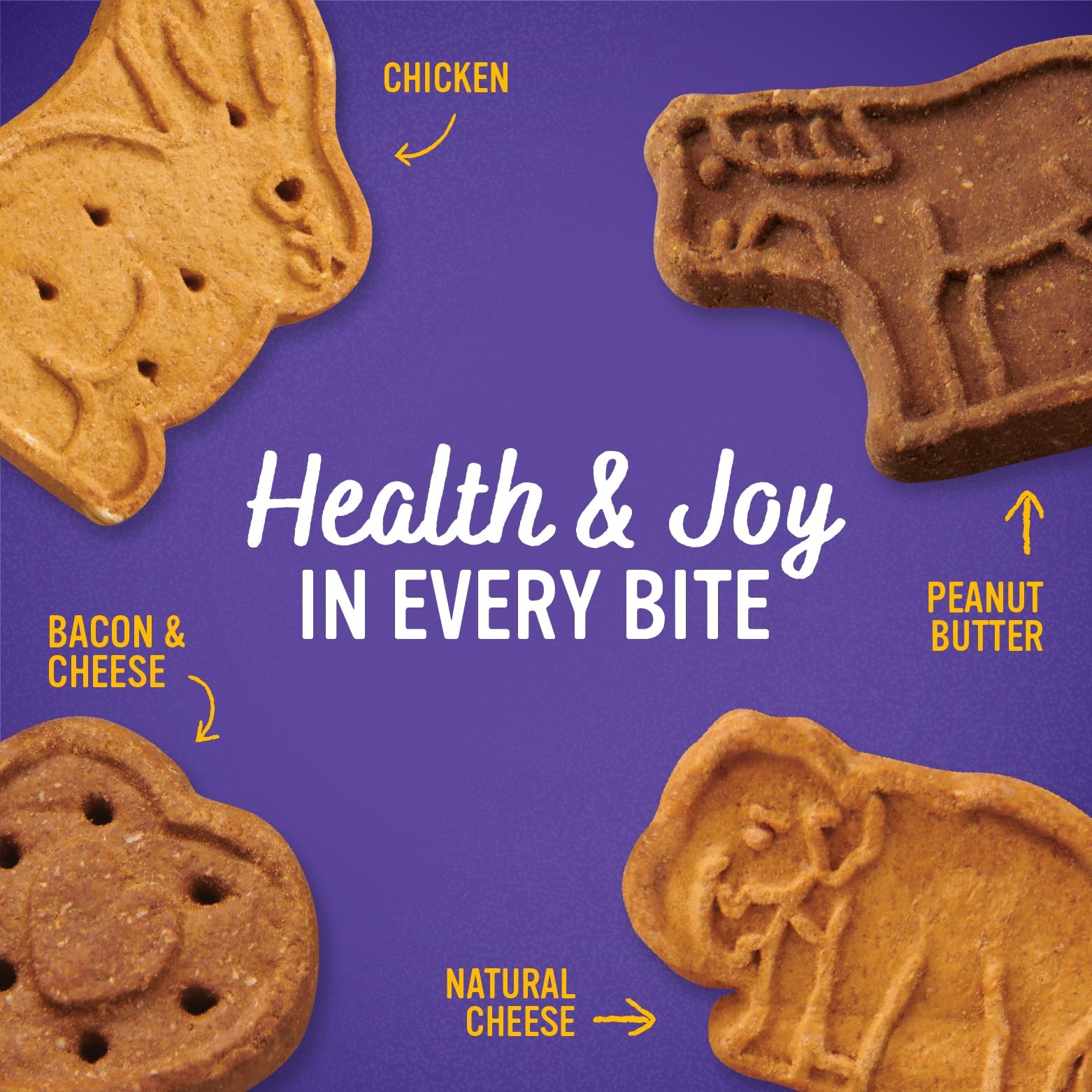 Blue Dog Bakery More Crunch Large Assorted Flavors, Dog Biscuits, Healthy Tre…