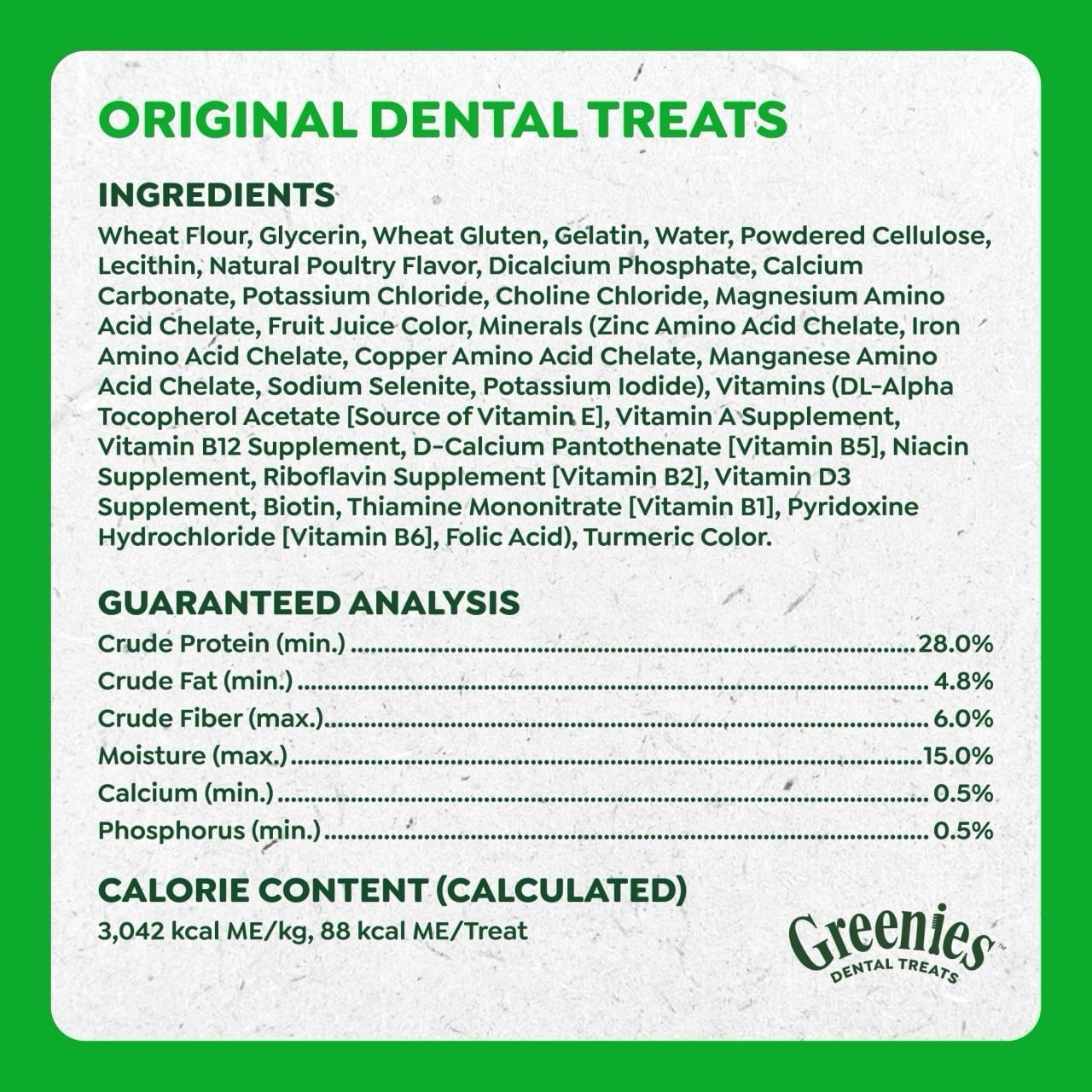 Greenies Vet-Recommended Natural Dental Dog Treats, Regular Size, 36 oz
