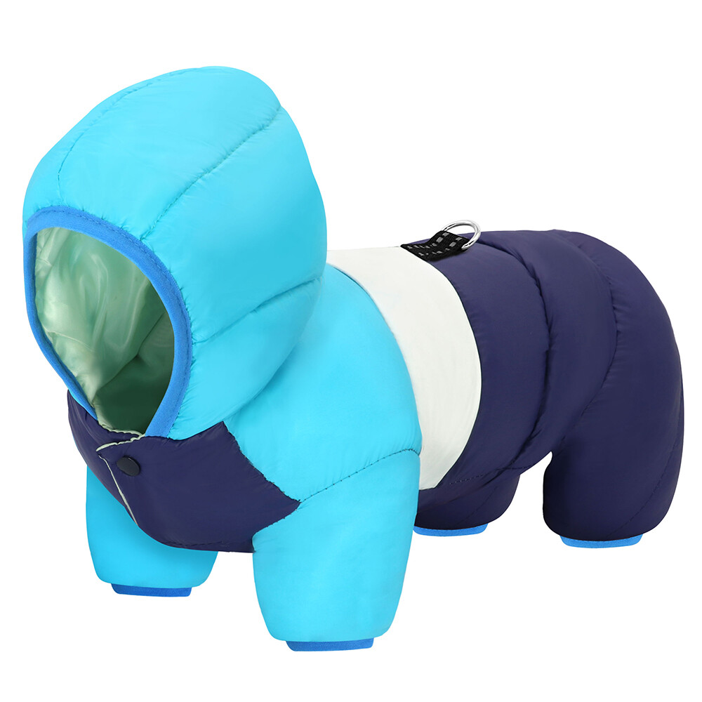 Winter Dog Coat Warm Waterproof Pet Puppy Hooded Jacket Jumpsuits for Small Dogs
