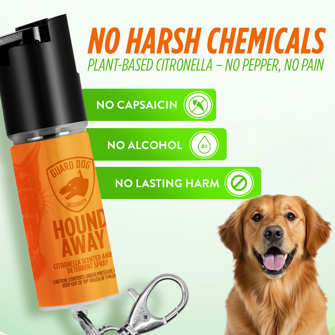 Citronella Dog Deterrent Spray, Training & Behavior Protector, Portable 0.5/2oz