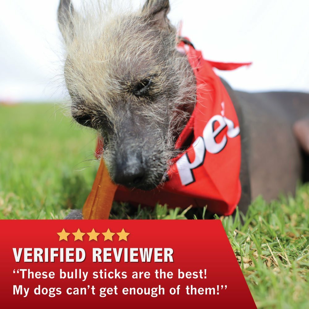 All Natural Bully Sticks 4″ Combo (Steer, Thick, Jumbo) FDA & USDA APPROVED