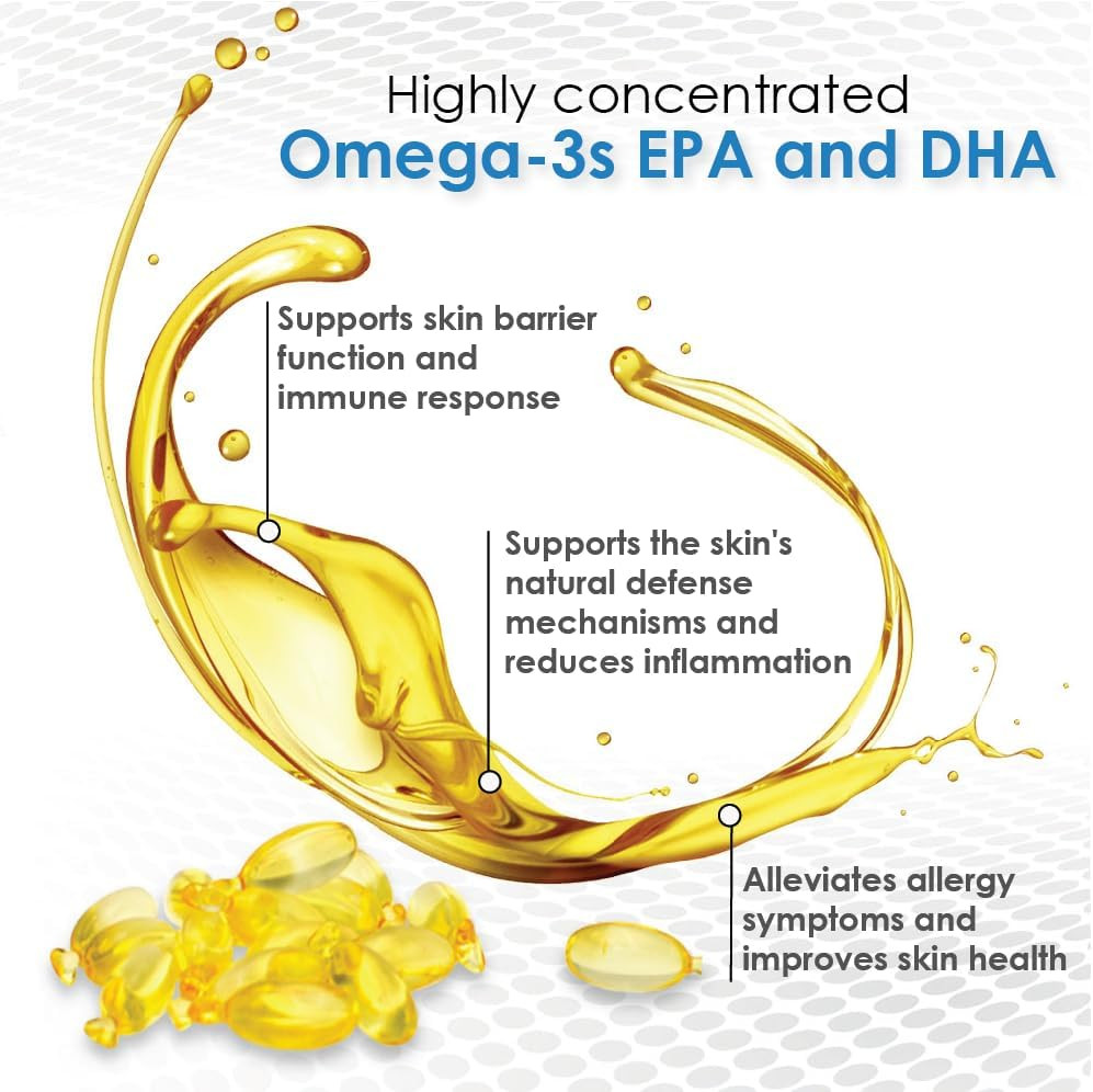 Omega Caps HP Snip Tips for Medium and Large Dogs High Potency EPA and DHA Maxim