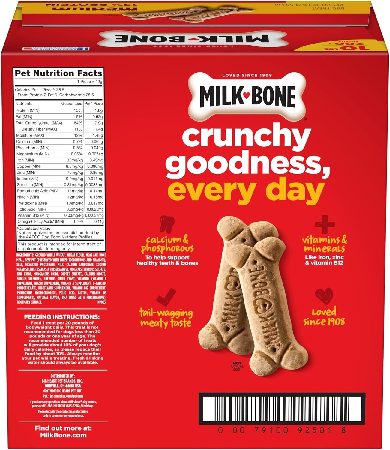 Original Dog Treats Biscuits for Medium Dogs, 10 Pound