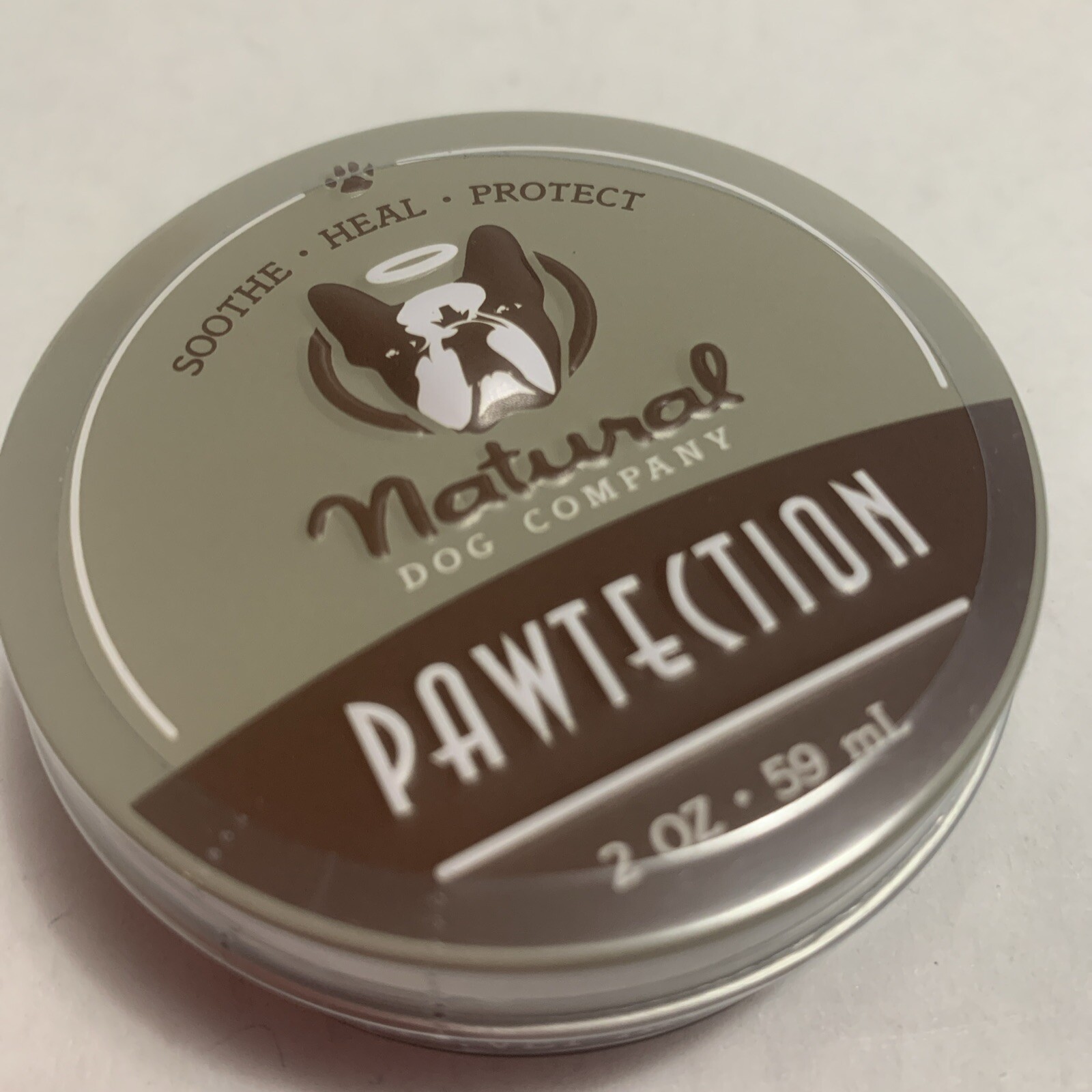Pawtection Vet Approved All Natural Dog Paw Balm Moisturizer Protector 2 Oz