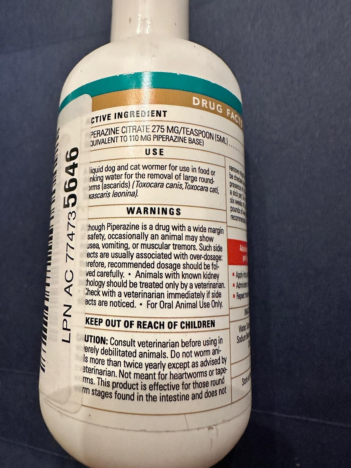 Durvet WormEze Liquid Canine & Feline Antihelmintic – 8oz